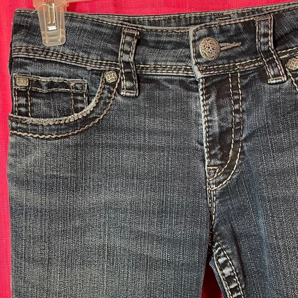 SILVER SUKI LOW RISE BOOTCUT SIZE 26 - Picture 7 of 14